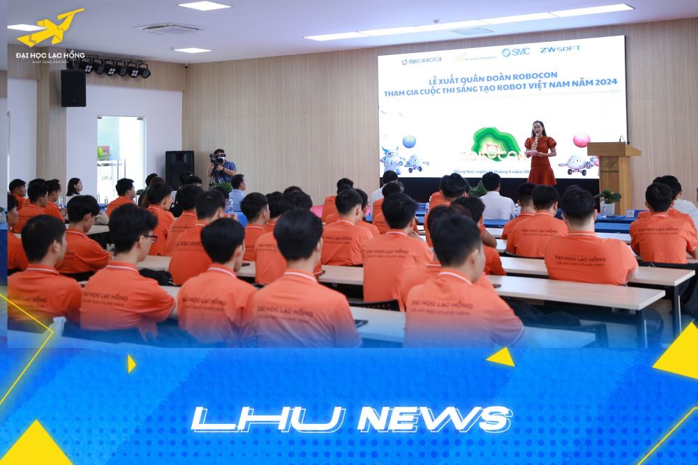 Lễ xuất quân đoàn Robocon tham gia cuộc thi Sáng tạo Robot Việt Nam 2024