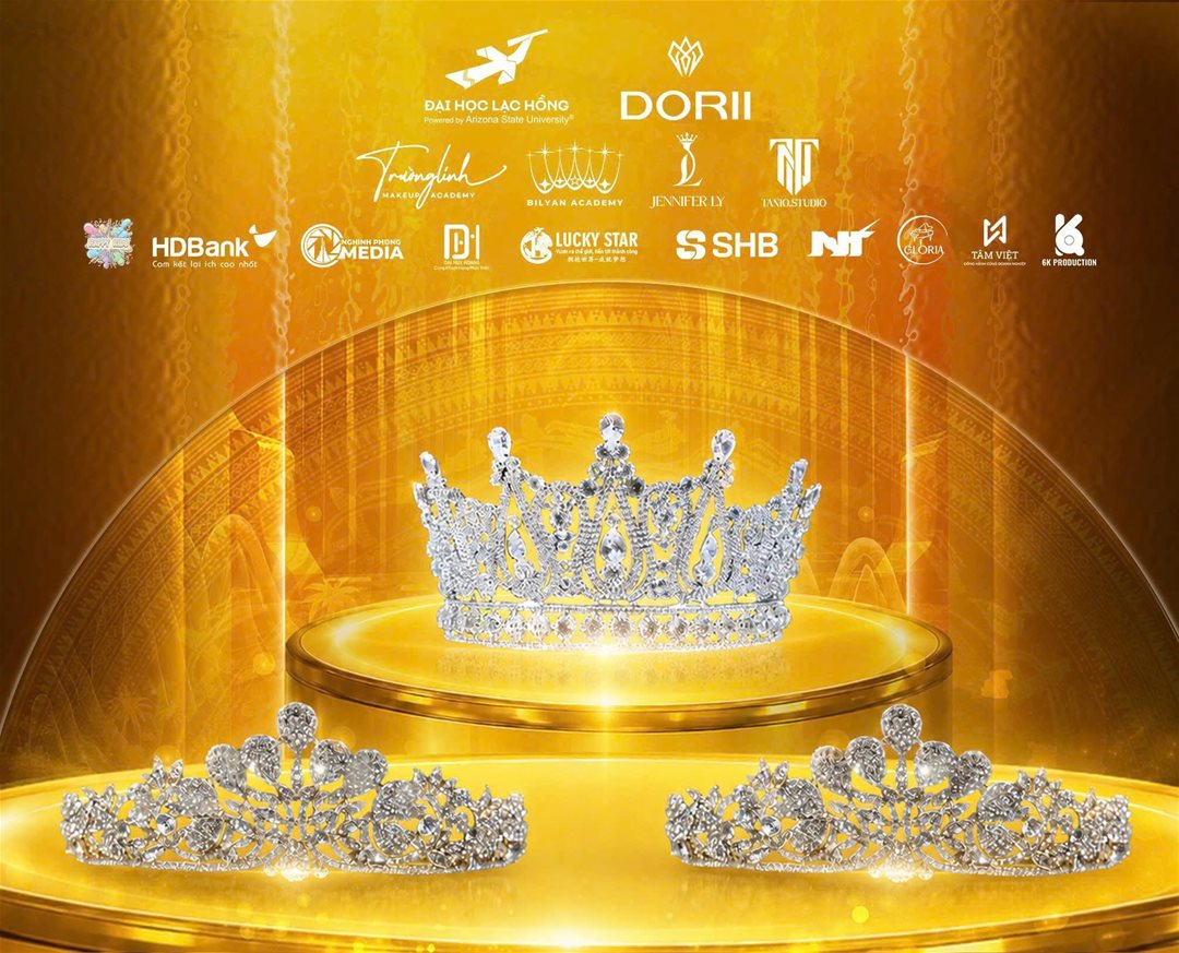 Lộ diện vương miện “Nét đẹp sinh viên Lạc Hồng 2026” Biểu tượng của Nhan sắc - Bản lĩnh - Khát vọng sinh viên